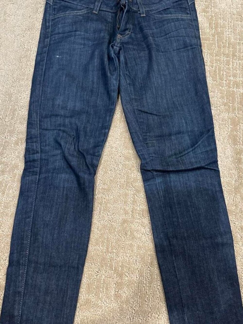 SIWY Hannah Dark Wash Low Rise Skinny Jeans Heart Pockets